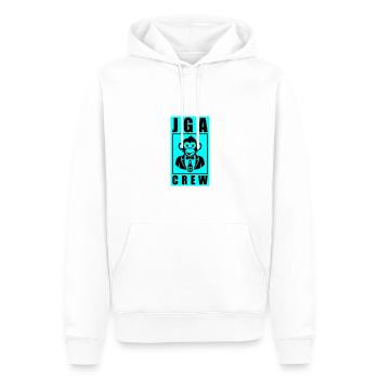 JGA Crew Junggesellenabschied Affe - Männer Premium Bio Hoodie - Weiß - Vorne - Nico (187cm)