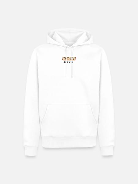 Sektion86 - Männer Premium Bio Hoodie - Weiß
