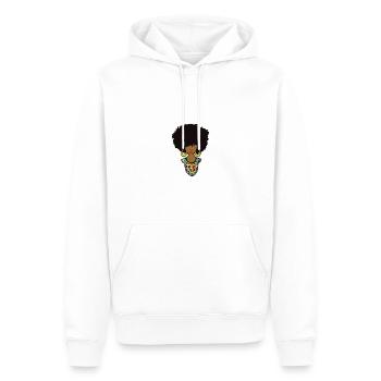 Ghana Ghanaer Flagge Frau Prinzessin I Geschenk - Männer Premium Bio Hoodie - Weiß - Vorne - Nico (187cm)