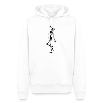Modell - Männer Premium Bio Hoodie - Weiß - Vorne - Nico (187cm)