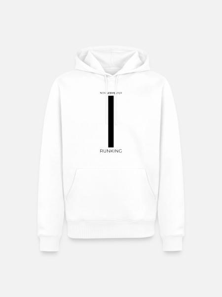 Norwegian champion in jerking2 - Men’s Premium Organic Hoodie - white