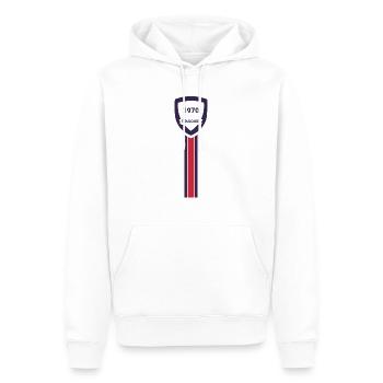 Fußballverein Toulouse - Männer Premium Bio Hoodie - Weiß - Vorne - Nico (187cm)