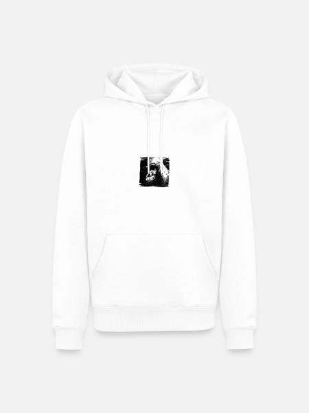 Wildtiere - Männer Premium Bio Hoodie - Weiß