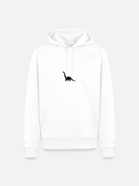 Diplodocus - Männer Premium Bio Hoodie - Weiß