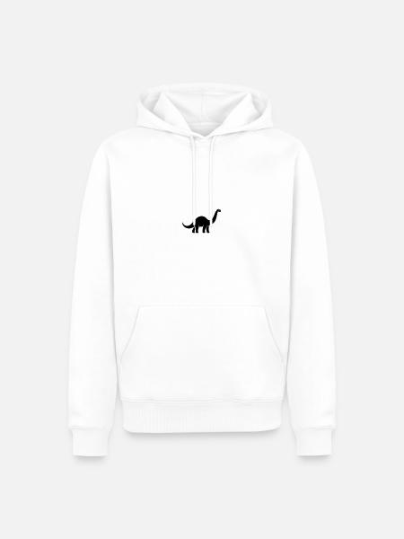 diplodocus - Men’s Premium Organic Hoodie - white