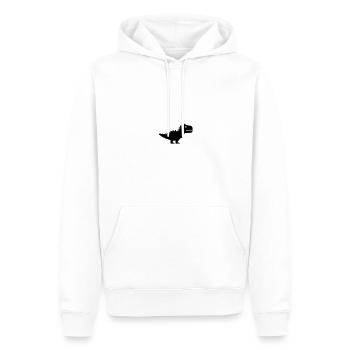 dinosaur - Men’s Premium Organic Hoodie - white - Front - Nico (187cm)