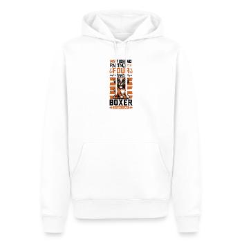 Épagneul pêcheur et Boykin - Sweat à capuche Premium bio Homme - blanc - Devant - Nico (187cm)