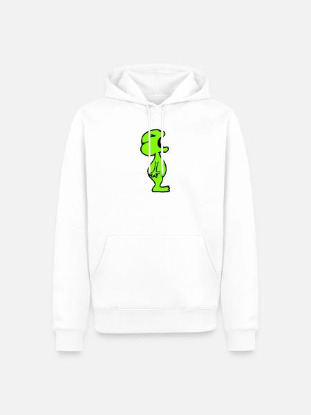 Frog screaming angry angry unhappy angry - Men’s Premium Organic Hoodie - white