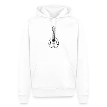 Mandoline - Männer Premium Bio Hoodie - Weiß - Vorne - Nico (187cm)