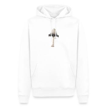 Schopftintling Pilz - Männer Premium Bio Hoodie - Weiß - Vorne - Nico (187cm)