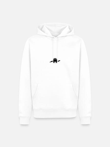 Stegosaurus - Men’s Premium Organic Hoodie - white