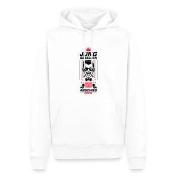 Équipe de l’enterrement de vie de garçon - Sweat à capuche Premium bio Homme - blanc - Devant - Nico (187cm)
