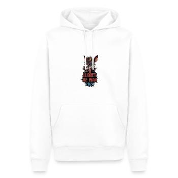 Lloret De Mar 2024 Âne de vacances - Sweat à capuche Premium bio Homme - blanc - Devant - Nico (187cm)