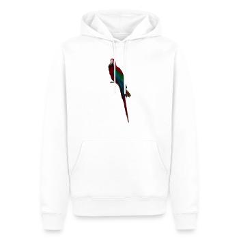 Ara Long Tail - Männer Premium Bio Hoodie - Weiß - Vorne - Nico (187cm)