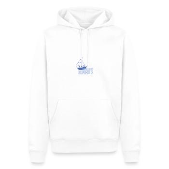 Kleiner Bruder - Männer Premium Bio Hoodie - Weiß - Vorne - Nico (187cm)