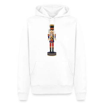 nussknacker nutcracker weihnachten christmas santa - Männer Premium Bio Hoodie - Weiß - Vorne - Nico (187cm)