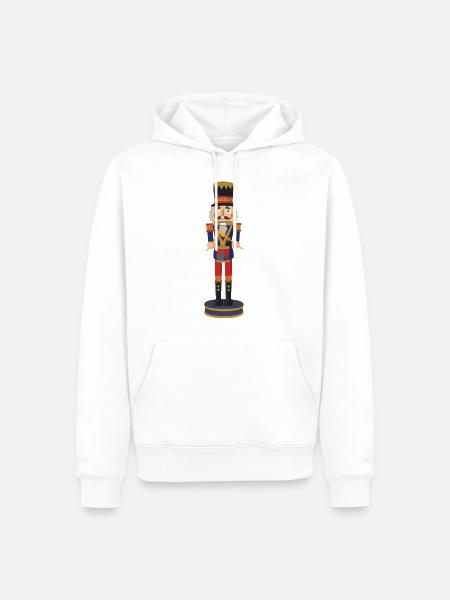 nutcracker nutcracker christmas christmas santa - Men’s Premium Organic Hoodie - white