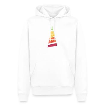 Christmas Tree - Weihnachtsbaum - Weihnachten - Männer Premium Bio Hoodie - Weiß - Vorne - Nico (187cm)