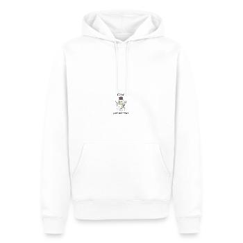 Frohe Weihnachten Schneemann Design - Männer Premium Bio Hoodie - Weiß - Vorne - Nico (187cm)