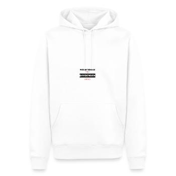 Wer Aktien mag wird Dividenden lieben - Männer Premium Bio Hoodie - Weiß - Vorne - Nico (187cm)