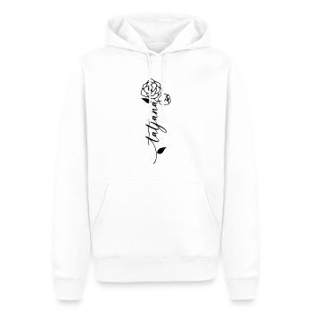 Tatjana Name Vorname Namensblume - Männer Premium Bio Hoodie - Weiß - Vorne - Nico (187cm)