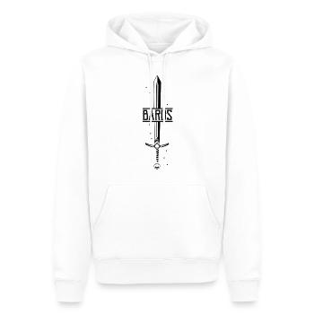 Larping für Fantasy-Rollenspiele und Schwertkämpfe - Männer Premium Bio Hoodie - Weiß - Vorne - Nico (187cm)