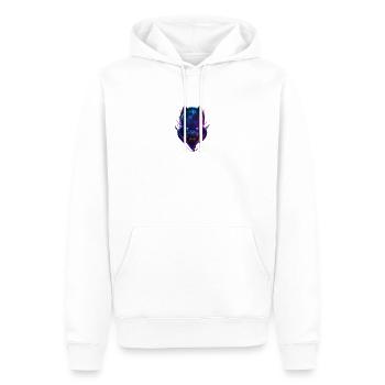 Schwarzer Panter - Männer Premium Bio Hoodie - Weiß - Vorne - Nico (187cm)
