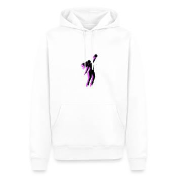 Volleyball Spielerin Symbol - Männer Premium Bio Hoodie - Weiß - Vorne - Nico (187cm)