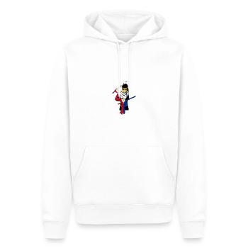 Philippinen Kali Eskrima Arnis Kämpfer I Geschenk - Männer Premium Bio Hoodie - Weiß - Vorne - Nico (187cm)
