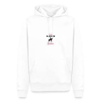 Pferdemotiv Reiterin Pferdebesitzer Reitshirt - Männer Premium Bio Hoodie - Weiß - Vorne - Nico (187cm)
