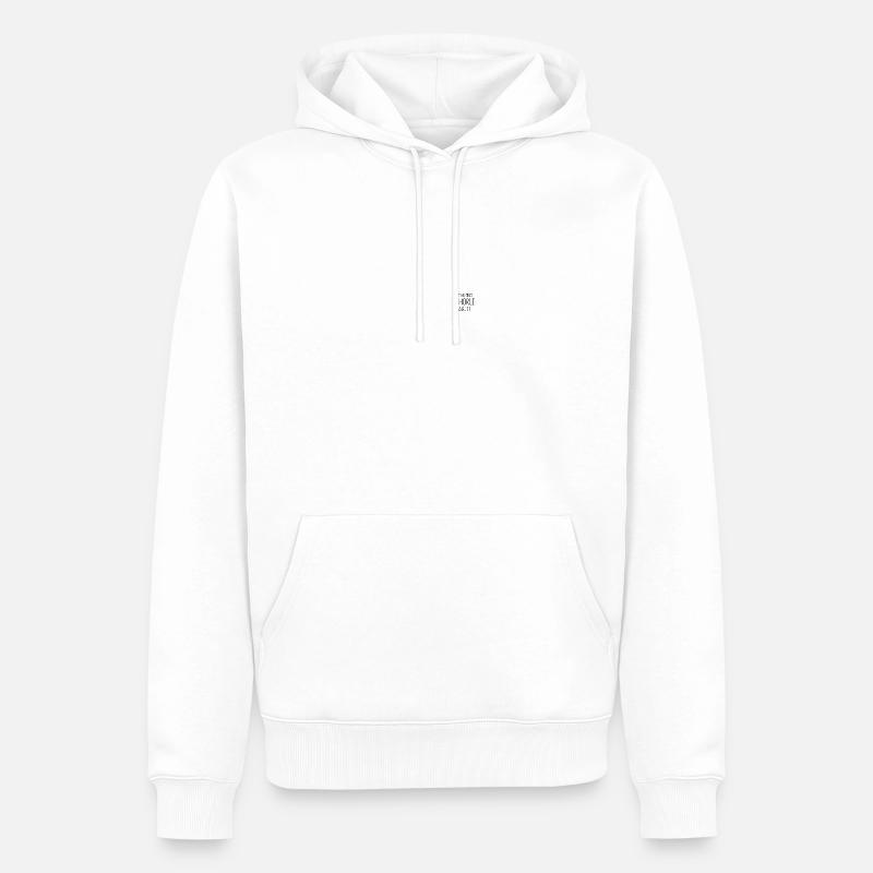 Weinschorle Schorle - Männer Premium Bio Hoodie - Weiß