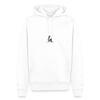 Fussballerin Fussballspielerin Frauenfussball - Männer Premium Bio Hoodie - Weiß - Vorne - Nico (187cm)