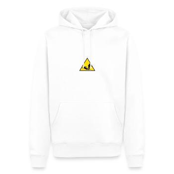 Fussballer Fussballspieler Fussball Sprüche Foul - Männer Premium Bio Hoodie - Weiß - Vorne - Nico (187cm)