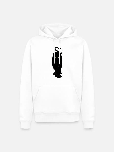 panthere2 - Sweat à capuche Premium bio Homme - blanc