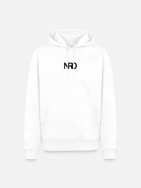 ONG - Sweat à capuche Premium bio Homme - blanc