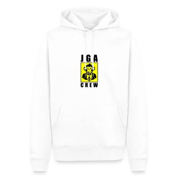 JGA Crew Junggesellenabschied Affe - Männer Premium Bio Hoodie - Weiß - Vorne - Nico (187cm)