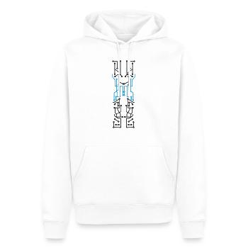 technologie leitung verbindung mikrochip daten tec - Männer Premium Bio Hoodie - Weiß - Vorne - Nico (187cm)