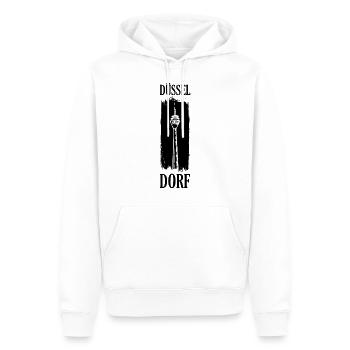 Düsseldorf Fernsehturm Skyline Allemagne Germany - Sweat à capuche Premium bio Homme - blanc - Devant - Nico (187cm)
