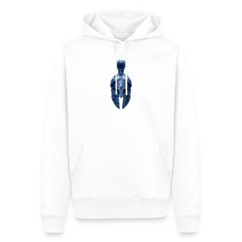 Casque Spartan Warrior - Sweat à capuche Premium bio Homme - blanc - Devant - Nico (187cm)