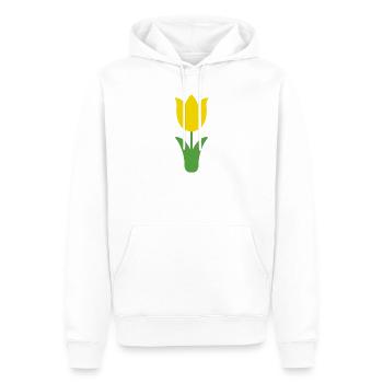 Tulip - Sweat à capuche Premium bio Homme - blanc - Devant - Nico (187cm)