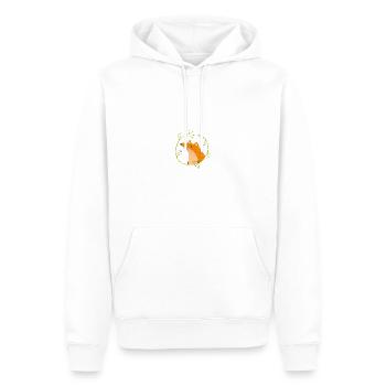 Wildtiere - Männer Premium Bio Hoodie - Weiß - Vorne - Nico (187cm)