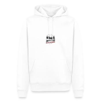 Wassersport - Männer Premium Bio Hoodie - Weiß - Vorne - Nico (187cm)
