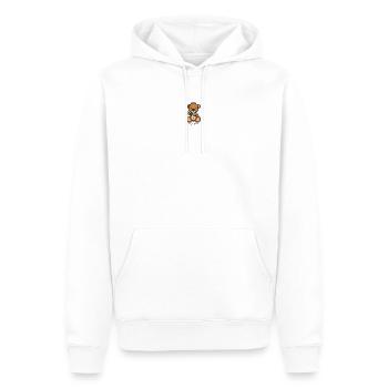 Pixel MiniBear South Africa - Sweat à capuche Premium bio Homme - blanc - Devant - Nico (187cm)