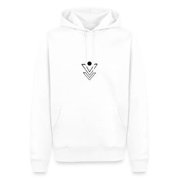 Rune Symbol Geschenk Ornament ethnisch Spirit Art - Männer Premium Bio Hoodie - Weiß - Vorne - Nico (187cm)