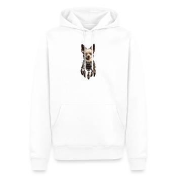 Chihuahua Attrape-rêves - Sweat à capuche Premium bio Homme - blanc - Devant - Nico (187cm)