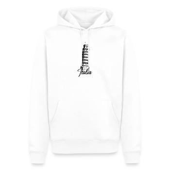 Italien schiefer turm pisa Illustration Bauwerk - Männer Premium Bio Hoodie - Weiß - Vorne - Nico (187cm)