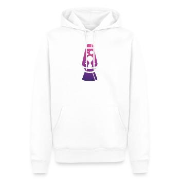 Purple Lava Lamp - Männer Premium Bio Hoodie - Weiß - Vorne - Nico (187cm)