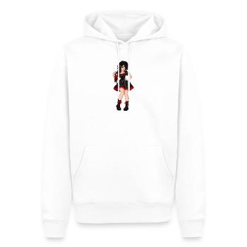 Bella Donna - Männer Premium Bio Hoodie - Weiß - Vorne - Nico (187cm)