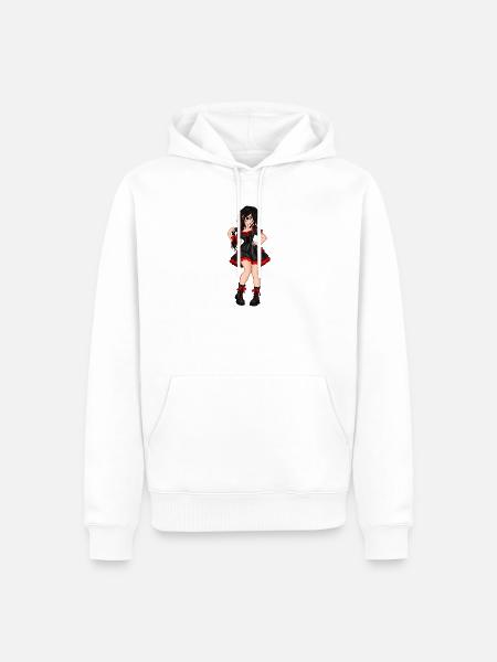 Bella Donna - Männer Premium Bio Hoodie - Weiß