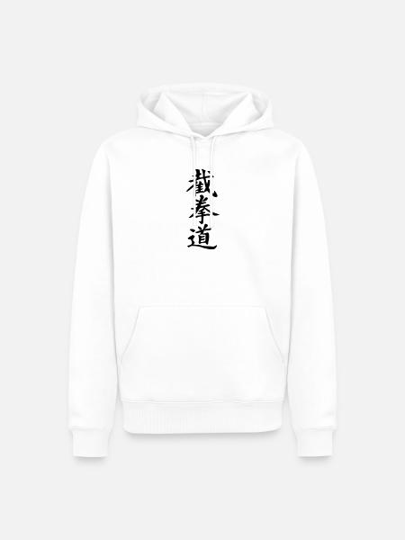 Jeet Kune Do_kanji - Männer Premium Bio Hoodie - Weiß